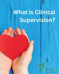 What is Clinical Supervision question with hand holding heart