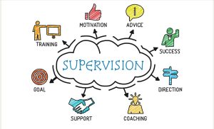 Supervision bubble with benefits listed surrounding the bubble